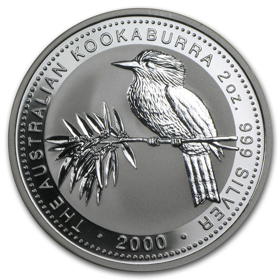 Australië Kookaburra 2000 2 ounce silver